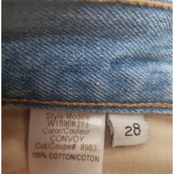 Rag & Bone The Dre Jean Denim Distressed Frayed Hems In Convoy Size 28(30×25) - Picture 5 of 7